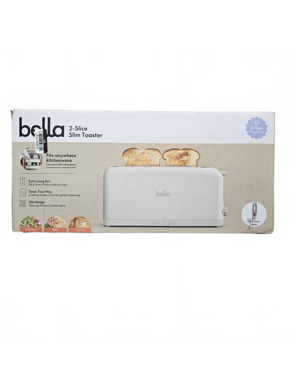 New bella 2-Slice Slim Toaster